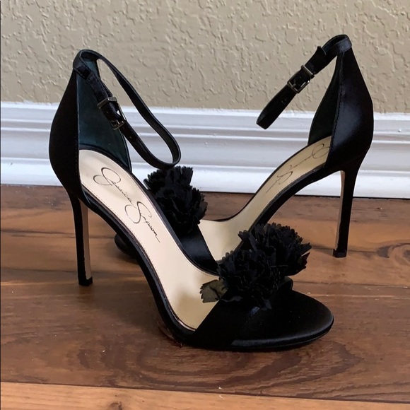 Jessica Simpson Shoes - ❗️NIB Jessica Simpson Black Jeena Sandal Heels